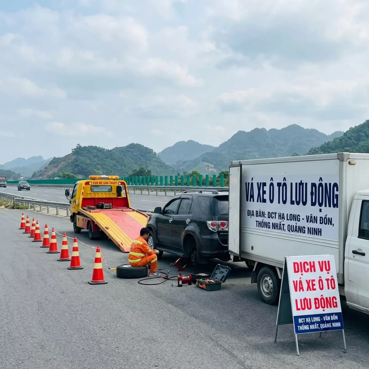CỨU HỘ CAO TỐC Hạ Long - Vân Đồn, Thống Nhất