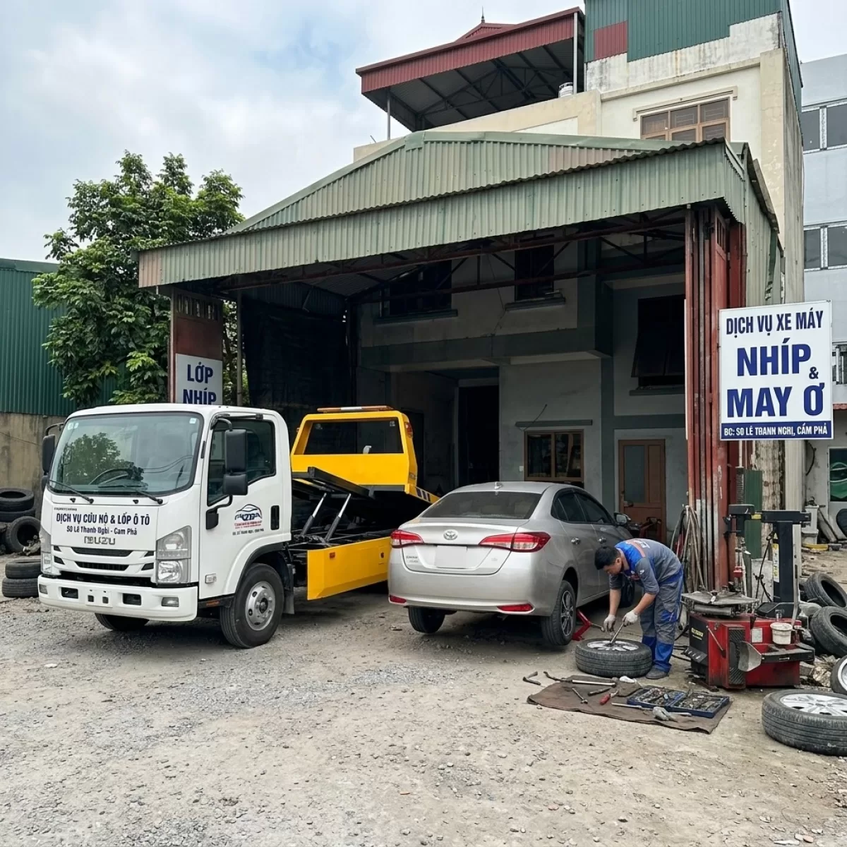 CỨU HỘ CẨU KÉO Ô TÔ LÀM BÌNH ẮC QUY LƯU ĐỘNG 24/7