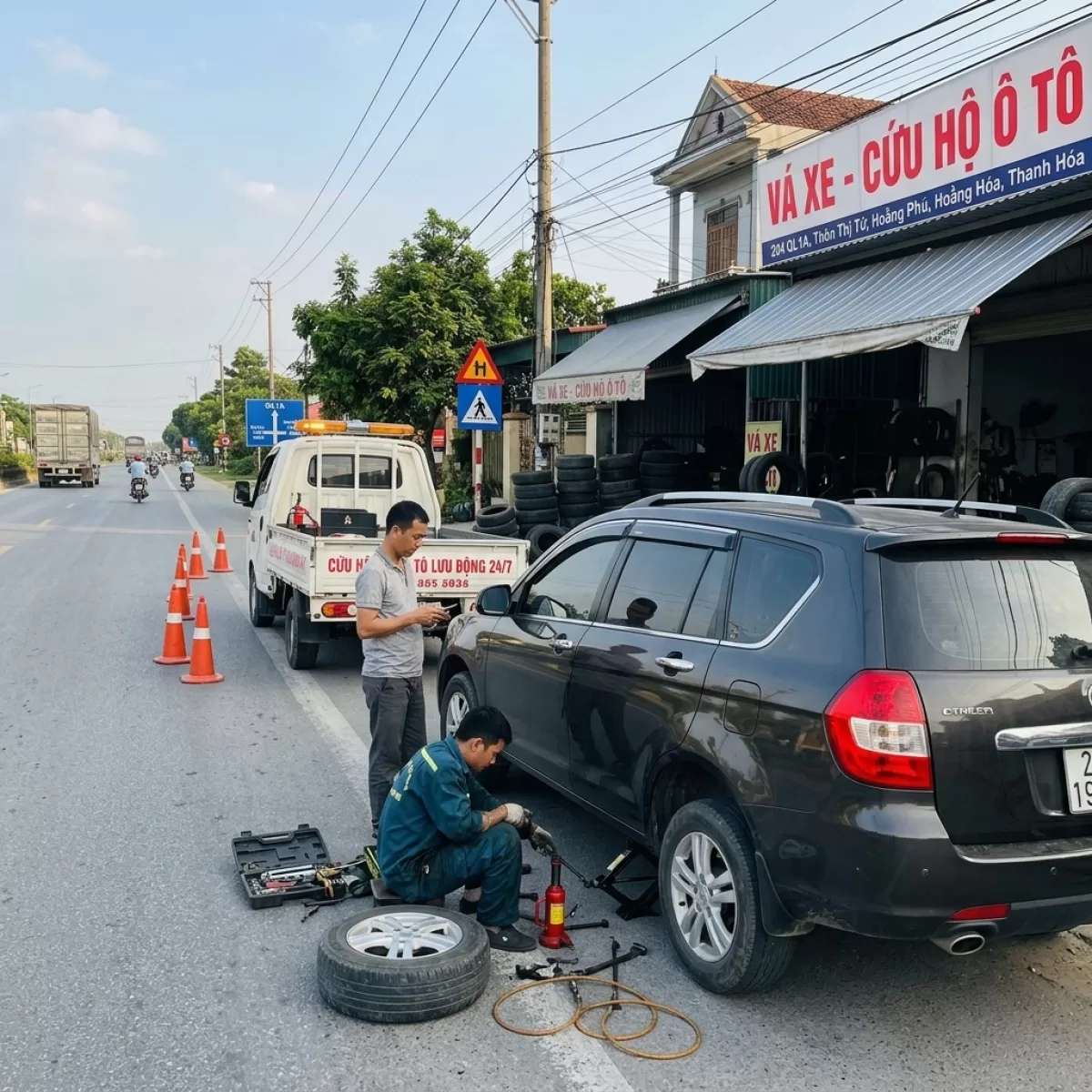 Đông Làm Lốp Lưu Động 24H