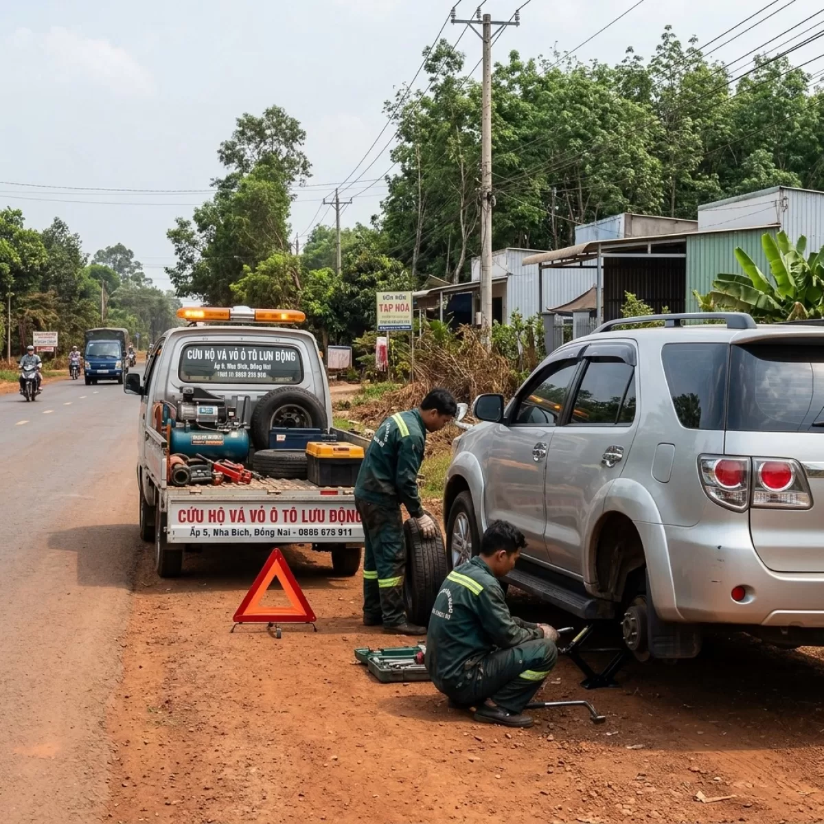 Gara Điệp Vá Vỏ 24H Chuyên Nghiệp