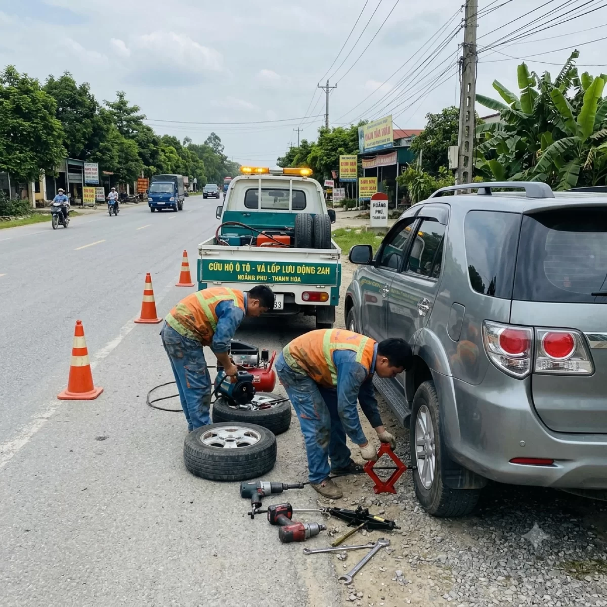 Hoằng Phú Cứu Hộ Lốp 24/7