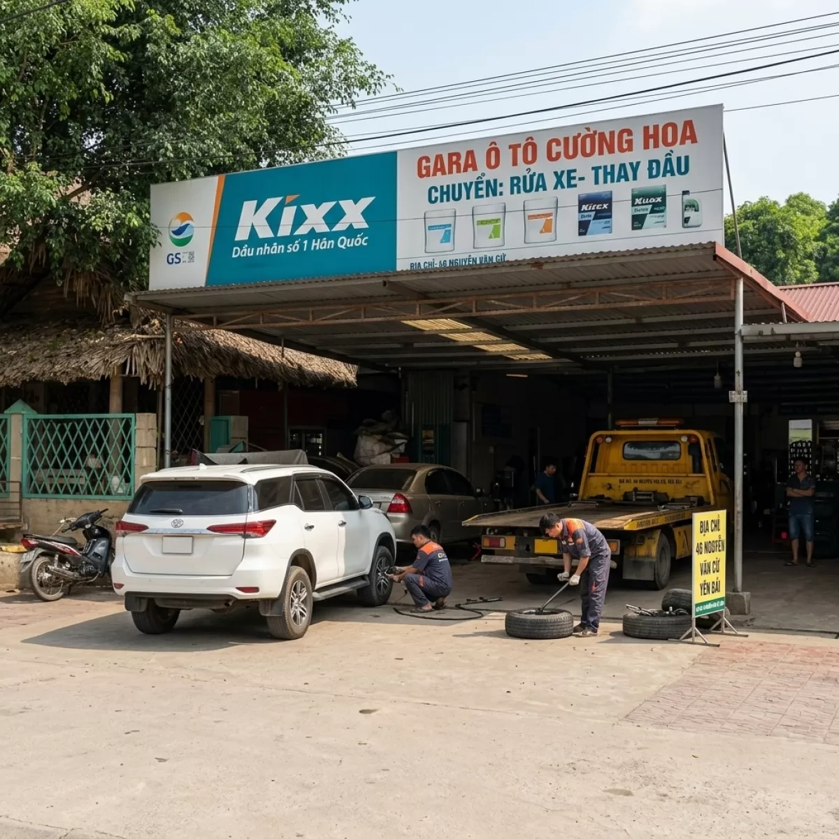 LÀM BÌNH ẮC QUY LƯU ĐỘNG CỨU HỘ LỐP TẬN NƠI