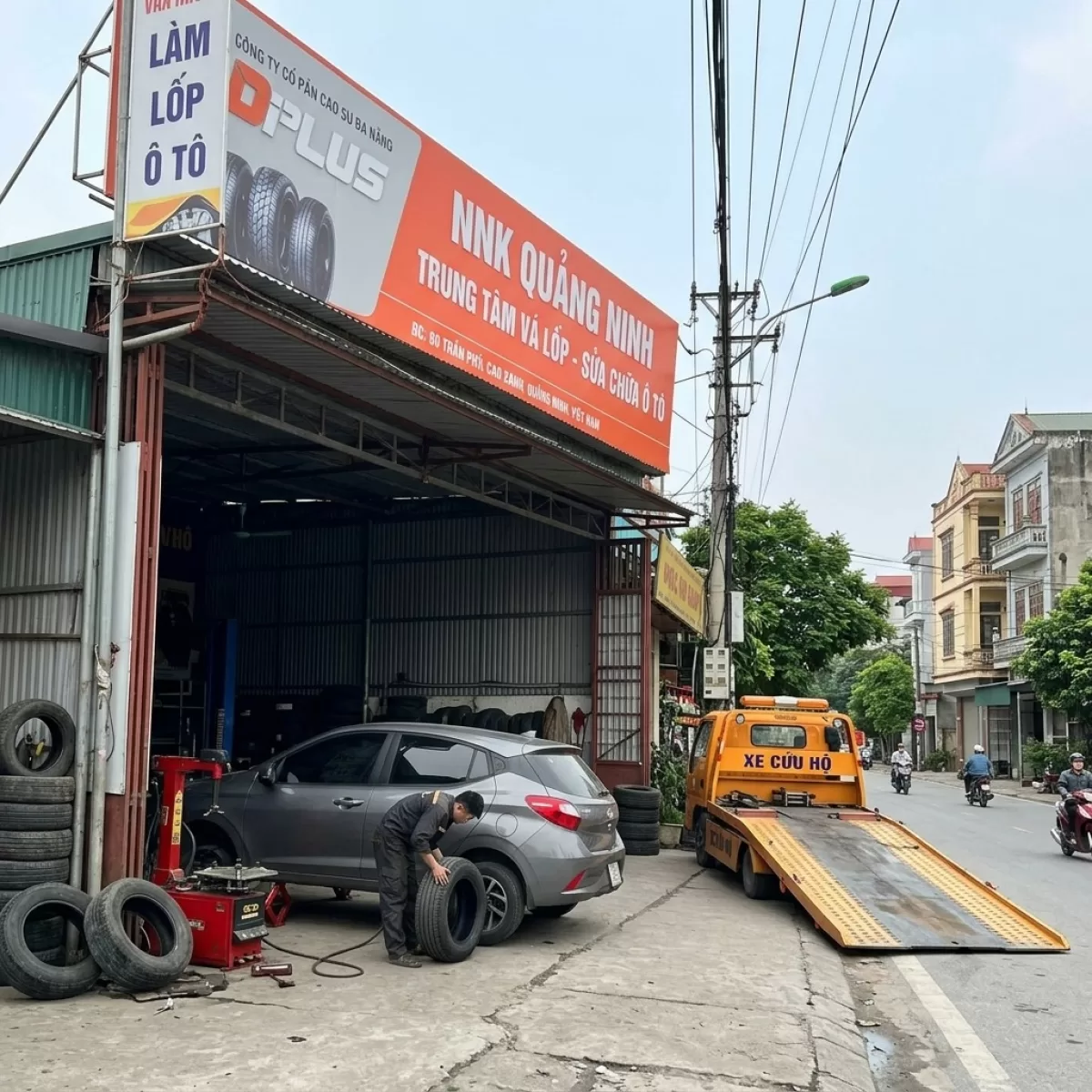 Làm Lốp Lưu Động 24/7 Cao Xanh Quảng Ninh