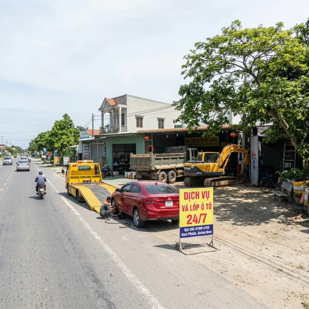 Kích bình ắc quy tại LÀM LỐP LƯU ĐỘNG KÍCH BÌNH ẮC QUY DUY XUYÊN Xã Nam Phước, Thành phố Đà Nẵng