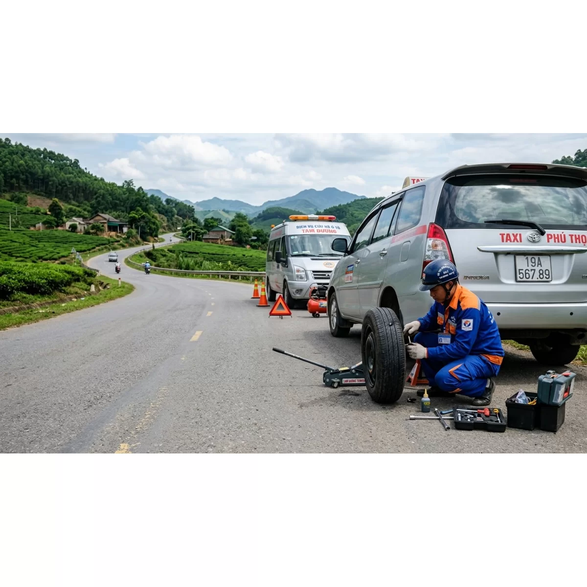 Vá Lốp 24/24 Tam Dương Phú Thọ