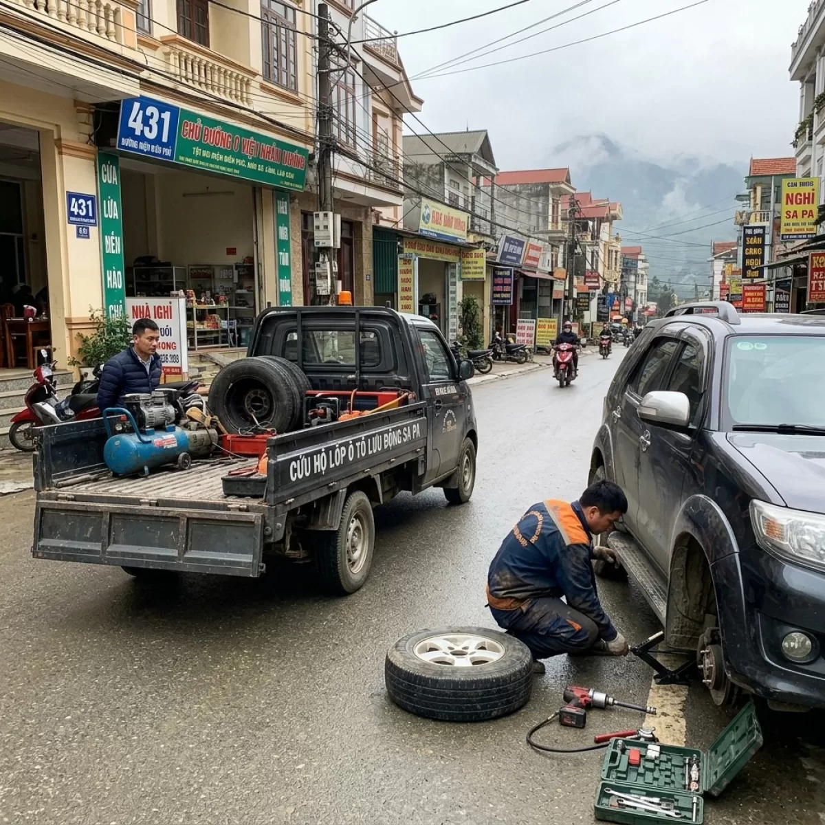 Xuân Trí Làm Lốp Ô Tô SaPa