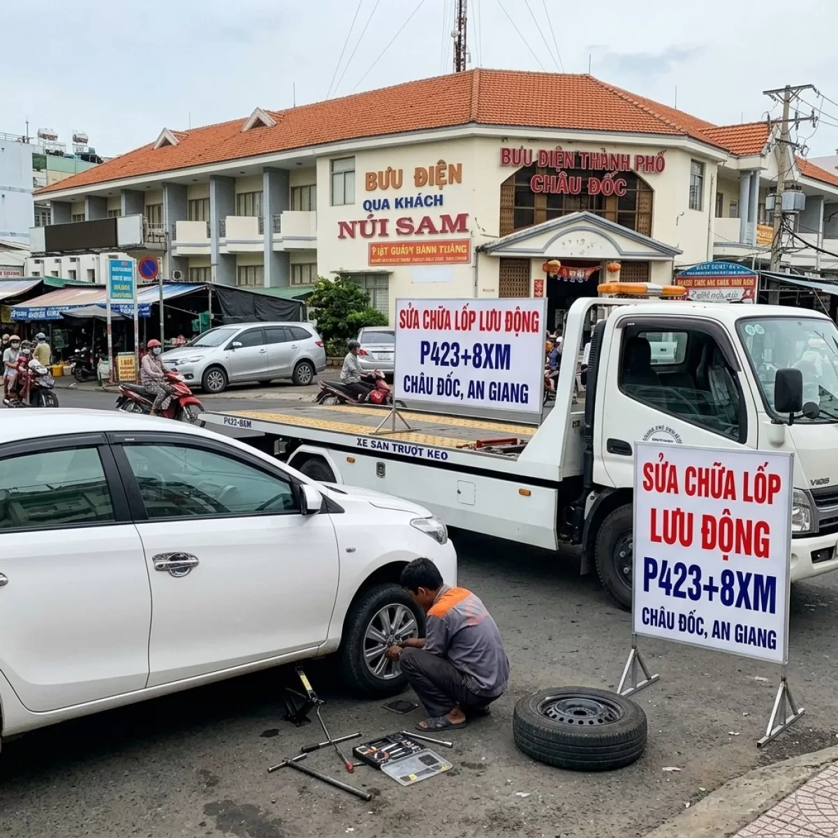 CỨU HỘ 24H VÁ VỎ CẤP TỐC VÁ CÁC LOẠI XE
