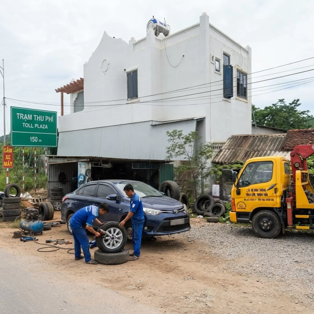 CỨU HỘ CAO TỐC LÀM LỐP CAO TỐC 24 GIỜ