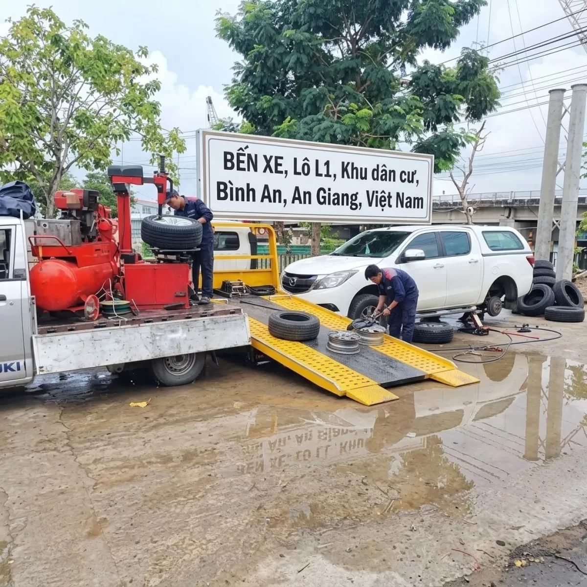 Cứu Hộ Lốp Ô Tô Vá Vỏ Lưu Động