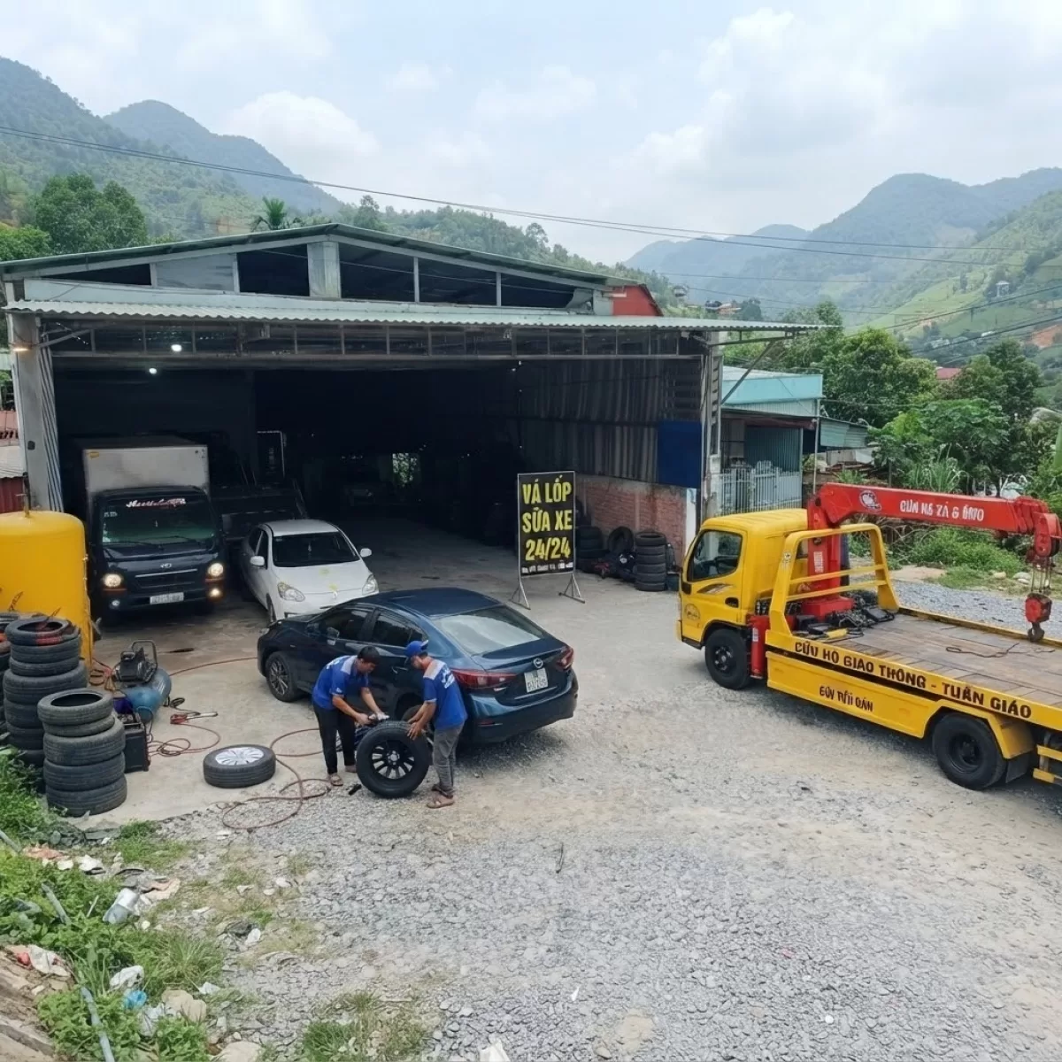ĐỘI CỨU HỘ Ô TÔ CỨU HỘ Ô TÔ TẢI ĐIỆN BIÊN