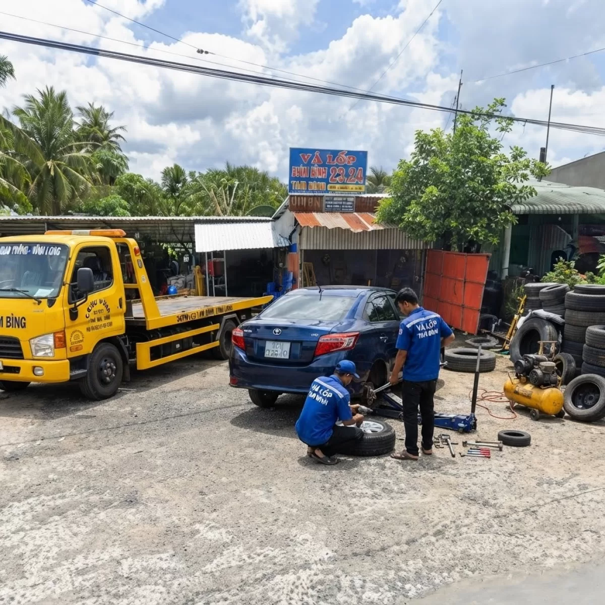 GỌI NGAY CỨU HỘ VÁ VỎ LƯU ĐỘNG 24/24H
