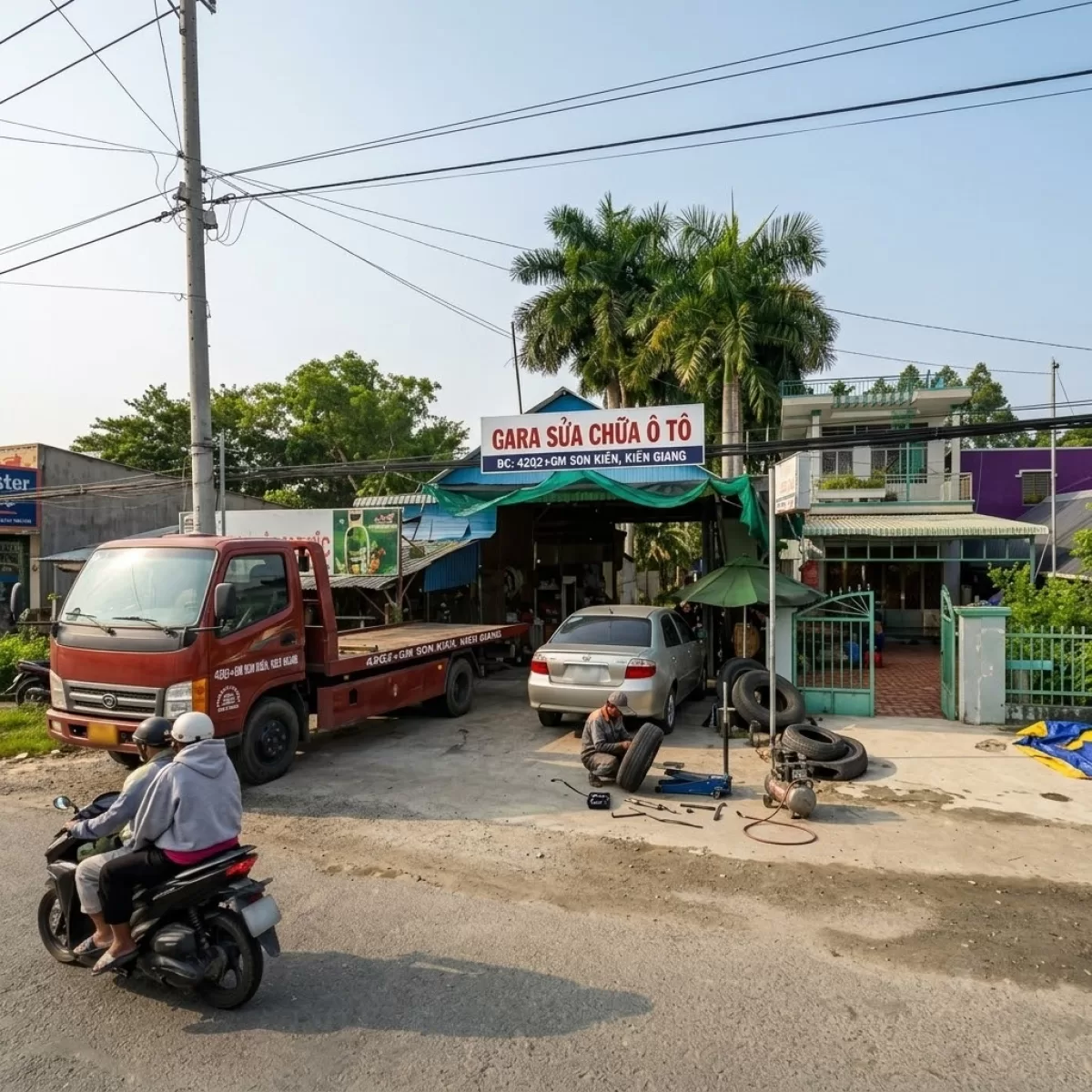 LÀM LỐP VÁ SĂM LƯU ĐỘNG HÒN ĐẤT KIÊNG GIANG