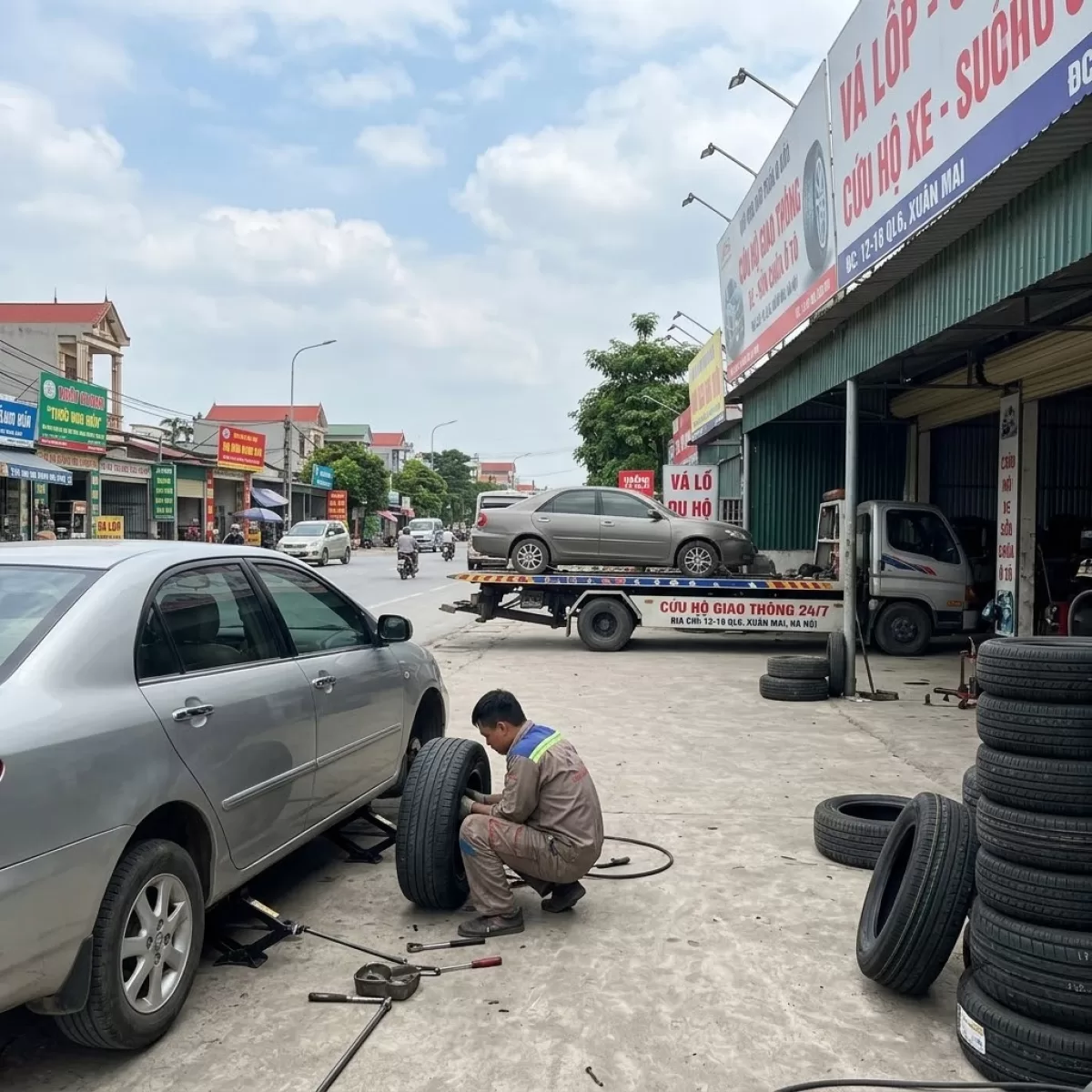 LÀM SĂM CỨU HỘ Ô TÔ 24/24H NHIỀU TUYẾN ĐƯỜNG XUẬN MAI