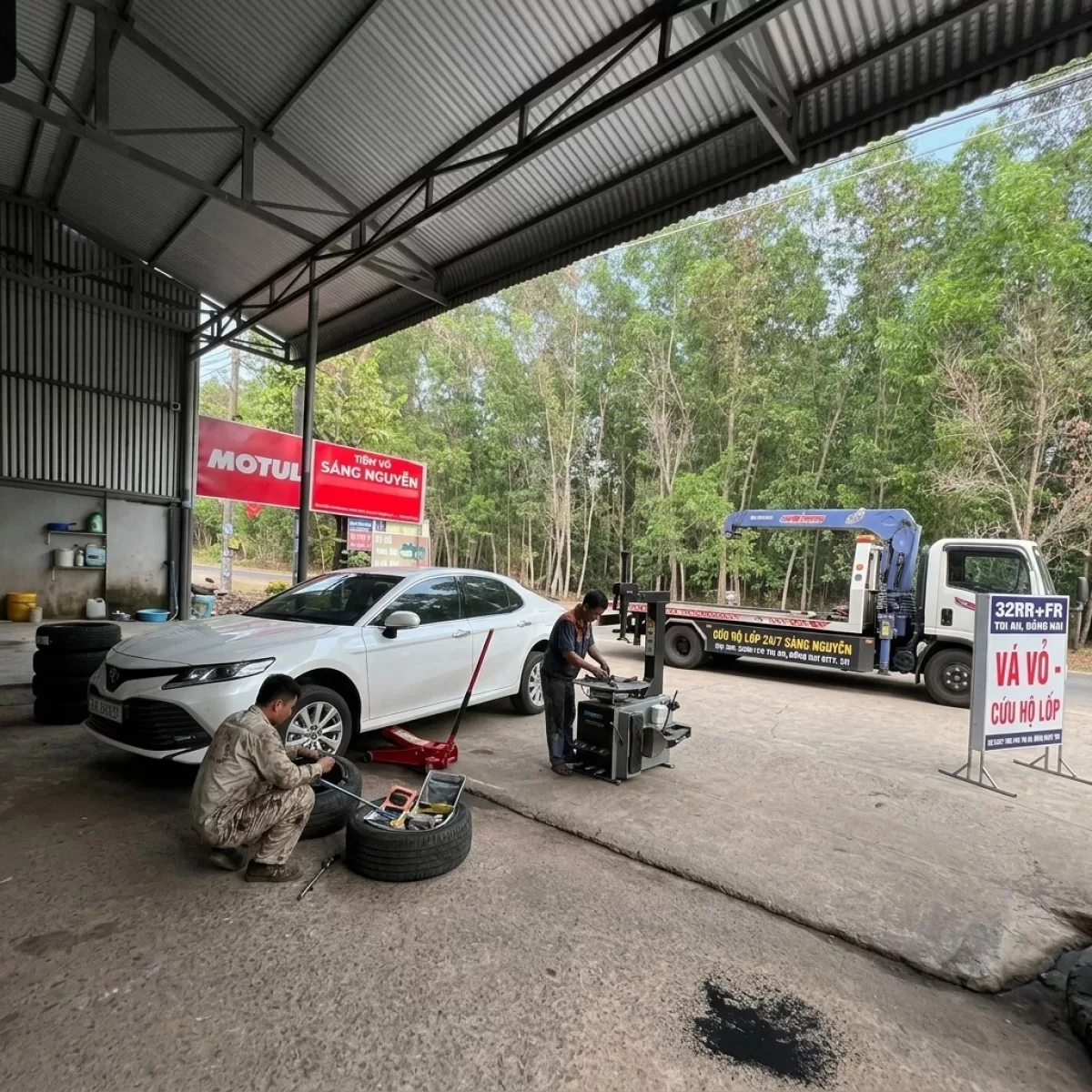 LÀM VỎ KÍCH BÌNH ẮC QUY TRỊ AN 24/24