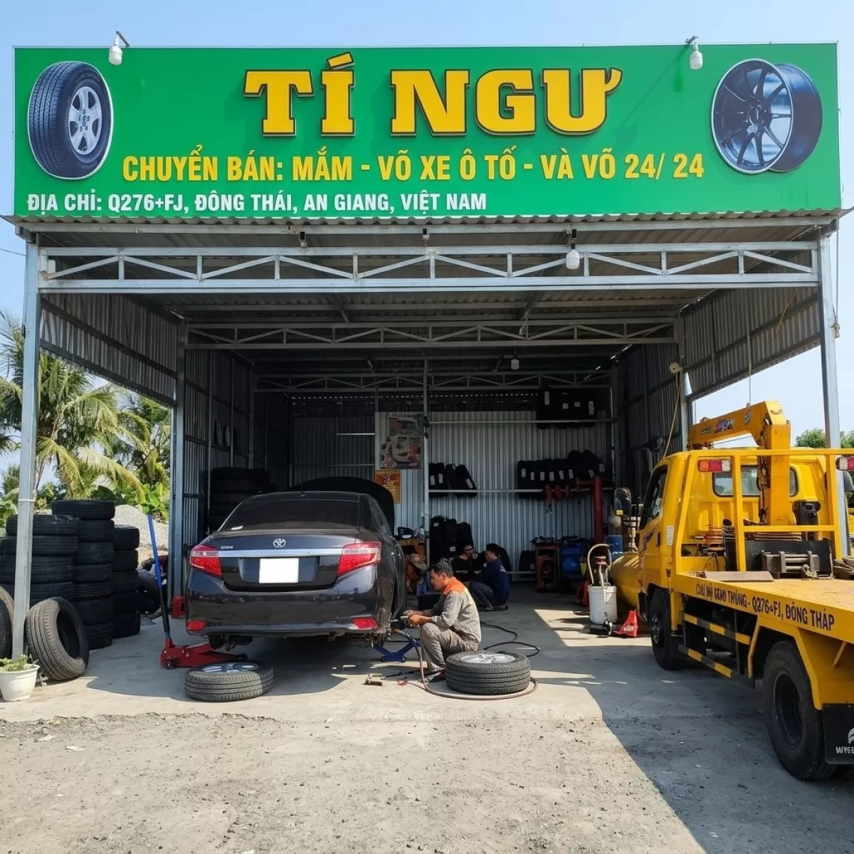 Làm Vỏ Lưu Động Đường Xuyên Á Đông Thái An Giang