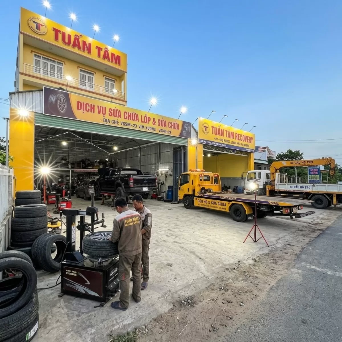 TÂN CHÂU GARA CỨU HỘ LỐP KÍCH ẮC QUY LƯU ĐỘNG