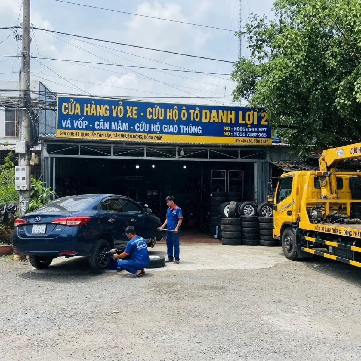 Vá Săm Vá Vỏ Xe Ôtô Nhuận Đông