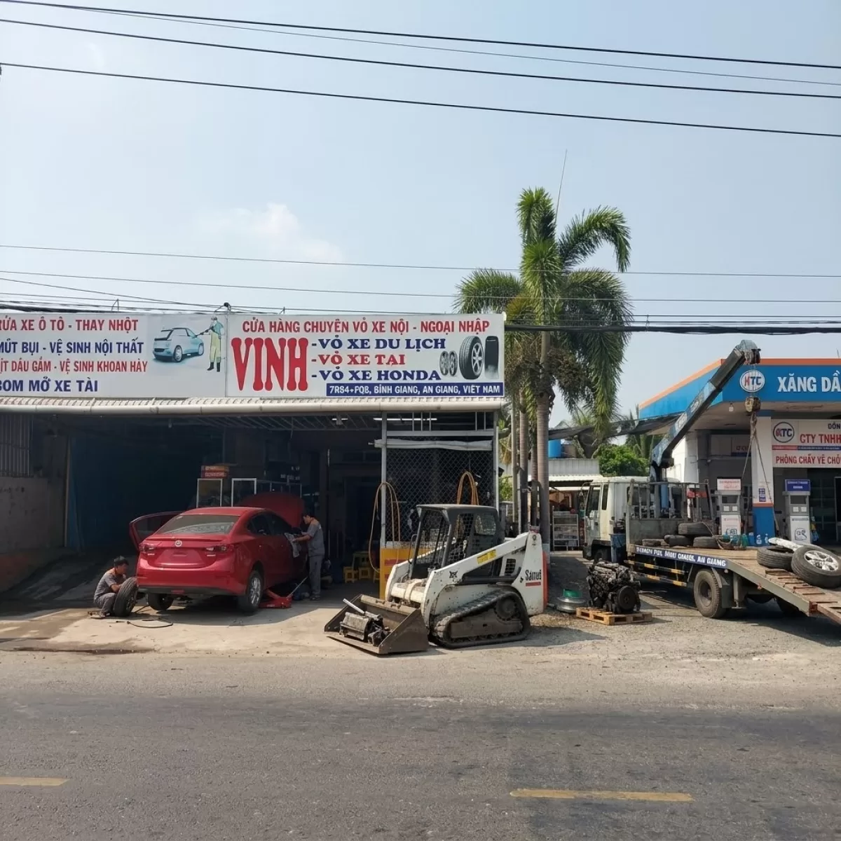 Vá Vỏ Cứu Hộ Ô Tô Bình Sơn 24/7