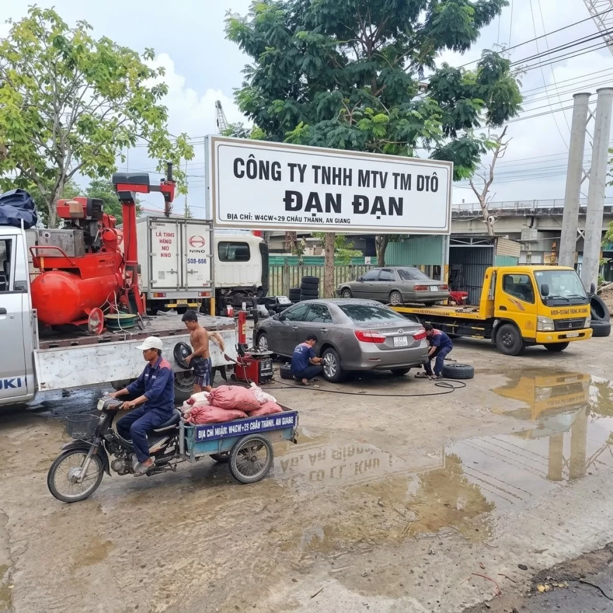 Vá Vỏ Quốc Lộ 61 Châu Thành An Giang