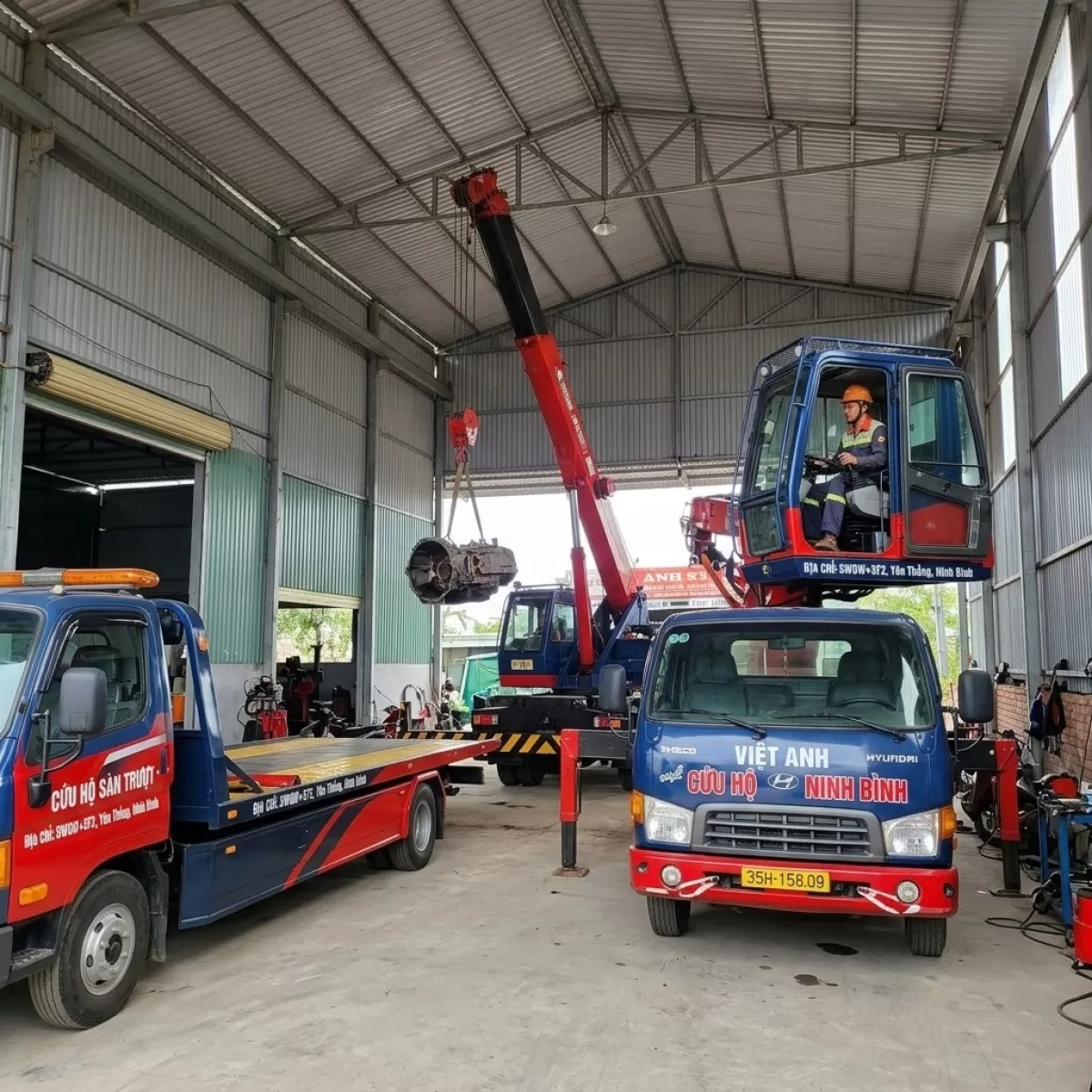 Xe Kéo - Xe Sàn Trượt Cứu Hộ Mọi Địa Hình